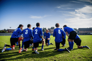 smeed je bi team als een voetbalelftal